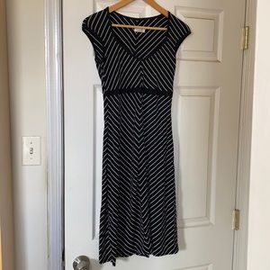 Charlotte Russe Black knee-length dress- Small 2-4